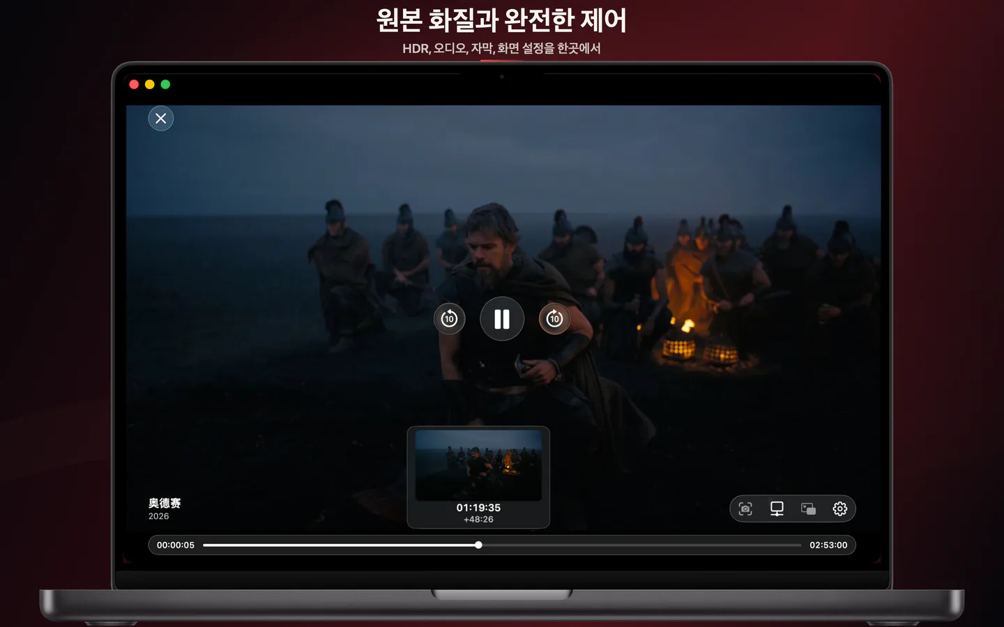 원본 화질과 완전한 제어